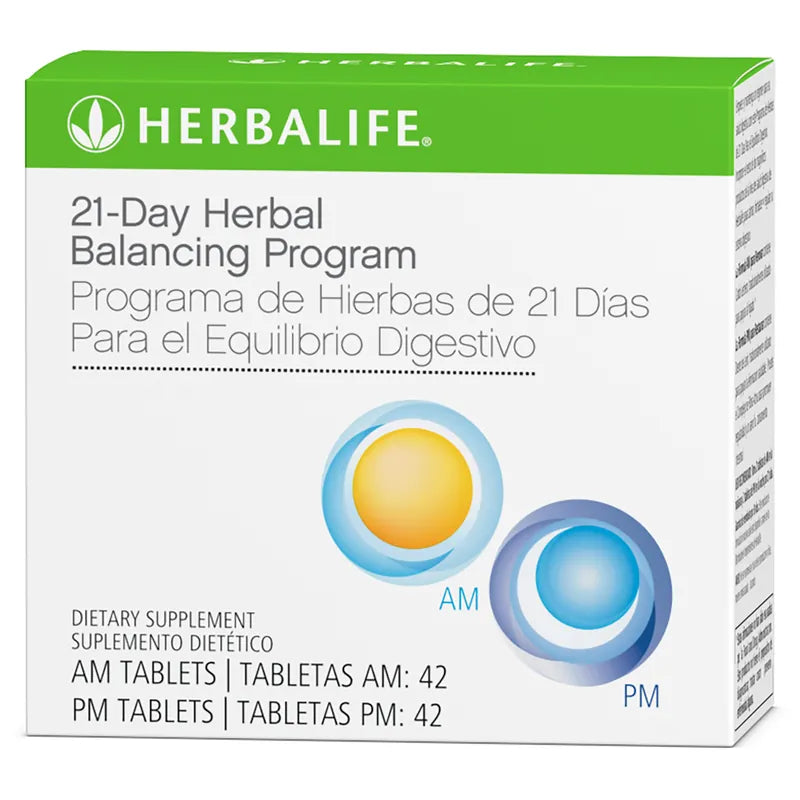 Herbalife 21-Day Herbal Balancing Program: 42 Tablets for AM/42 Tablets for PM