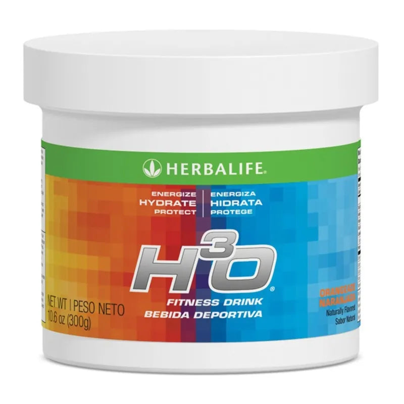 Herbalife H³O Fitness Drink: Orangeade Canister 10.6 Oz.