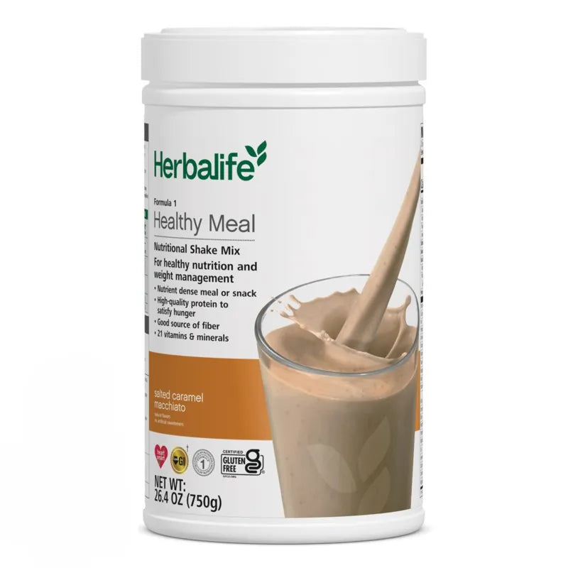 Herbalife Limited-edition Formula 1 Healthy Meal Nutritional Shake Mix: Salted Caramel Macchiato 750 g
